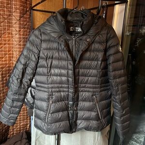 Michael Kors Charcoal Puffer Jacket for Women